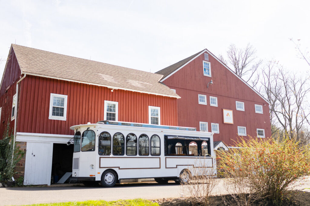Red barn at Lochwood Manor