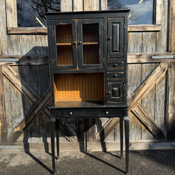 Two Toned Distressed Hutch