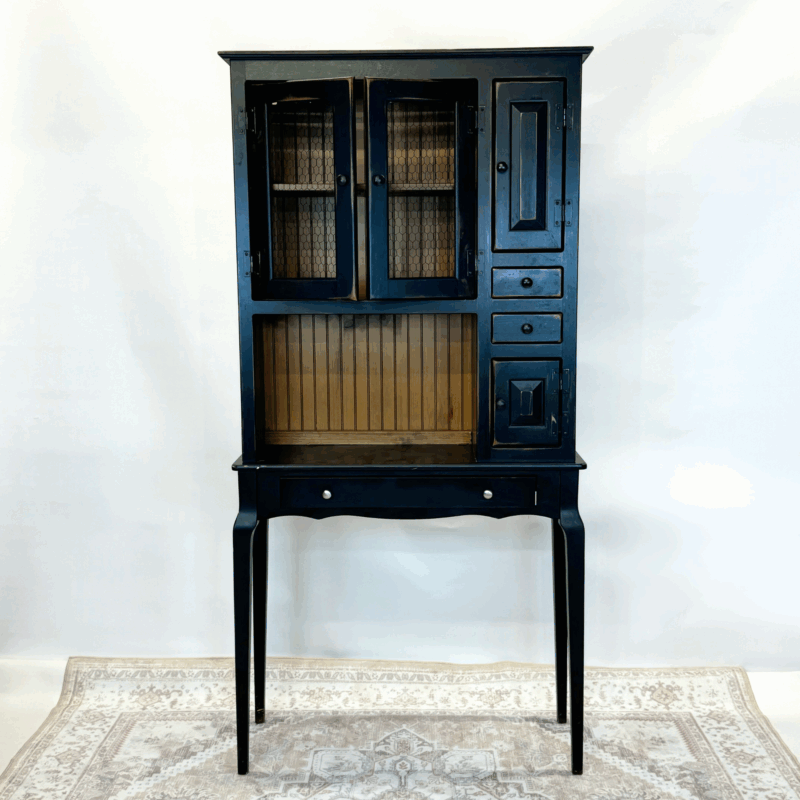 Two Toned Distressed Hutch - Image 2
