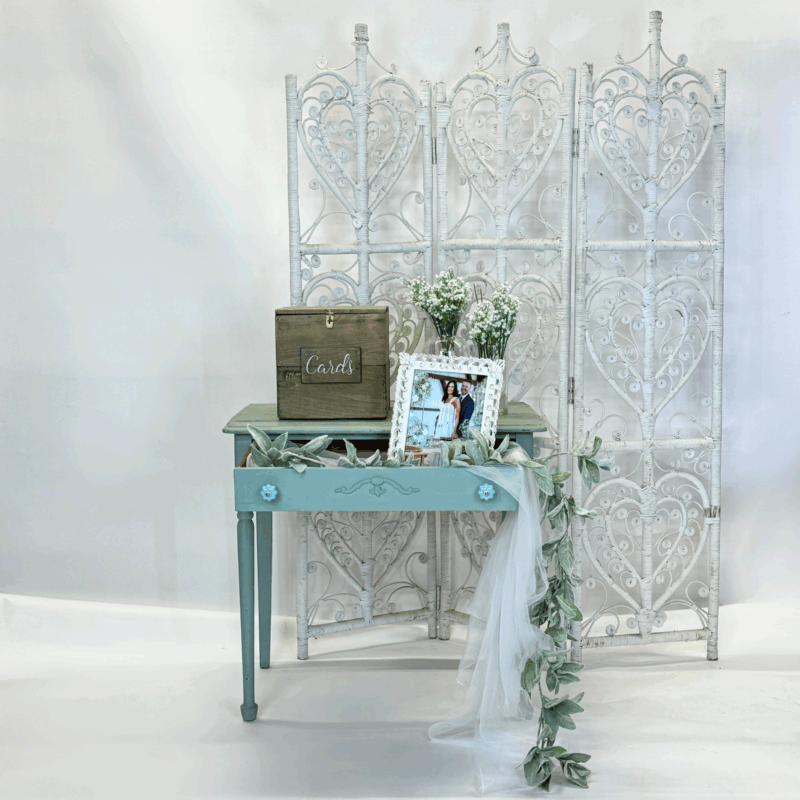 Shabby Mint Green Table - Image 2