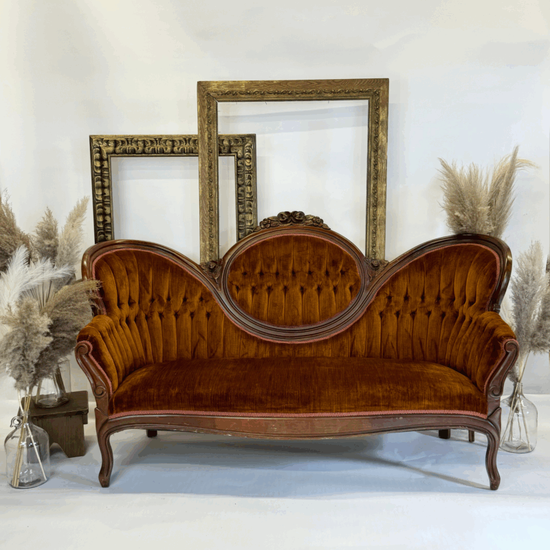 Bronze Cabriole Settee