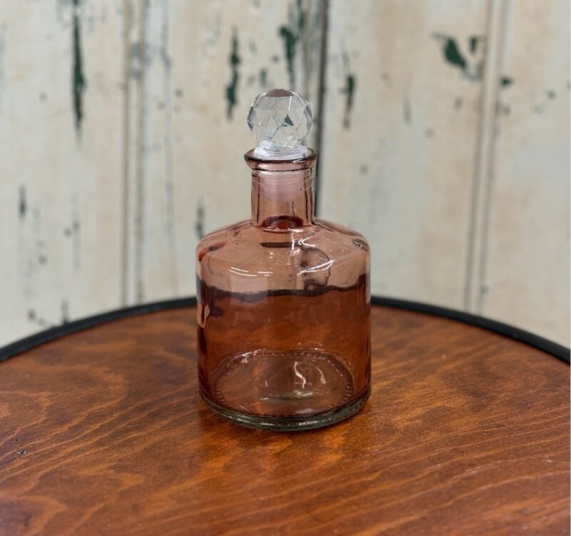 Petite Pink Glass Bud Vase