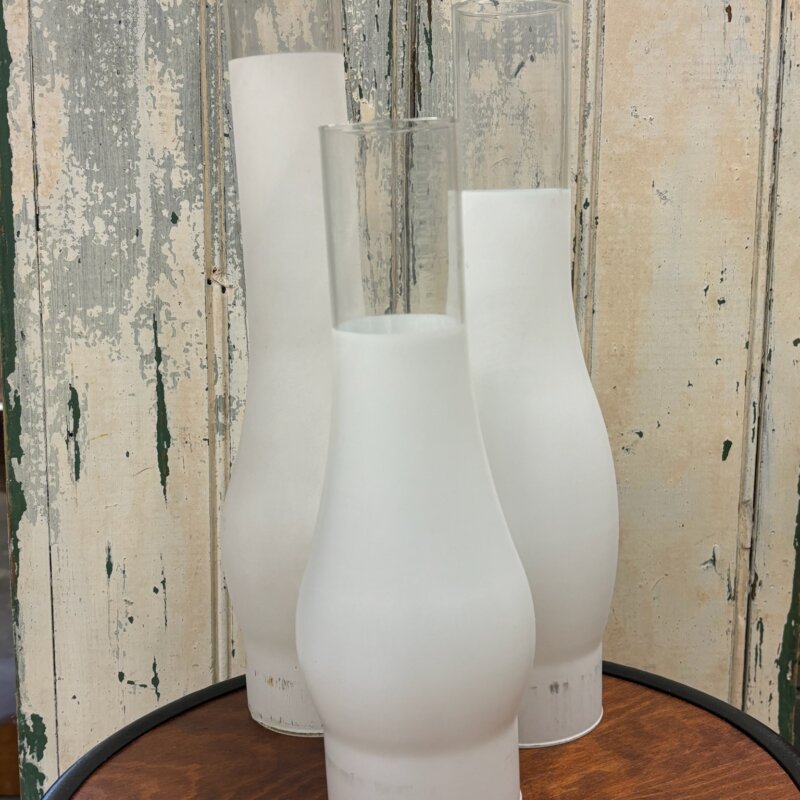Vintage Hurricane Candle Holders (Set of 3)