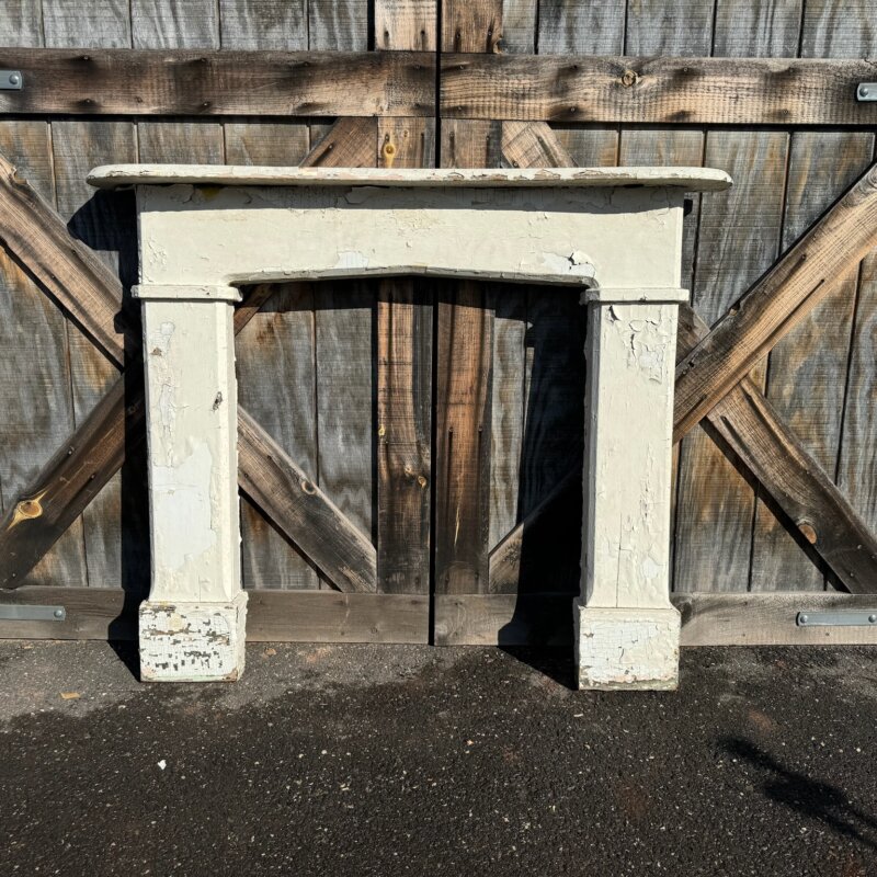 Antique White Mantel