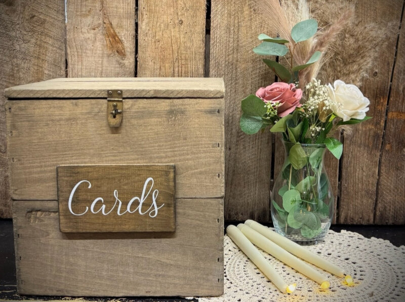 Wooden Card Box