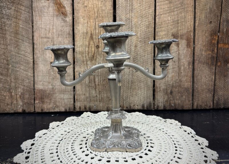 Vintage Silver Candelabra
