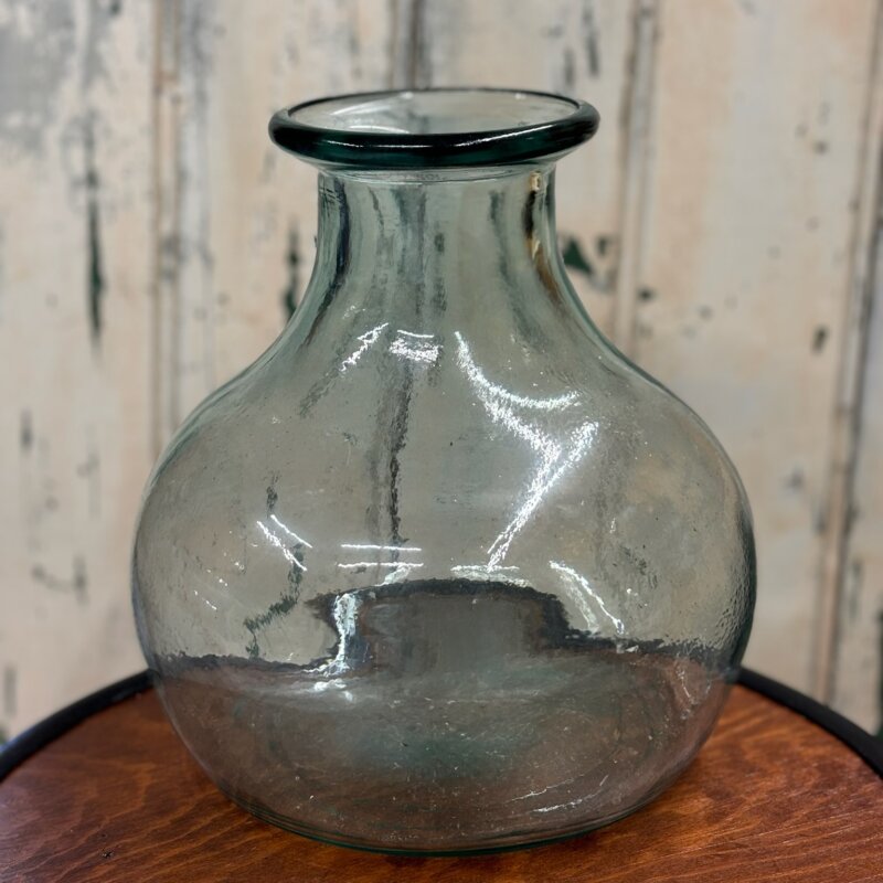 Small Smoked Glass Vase