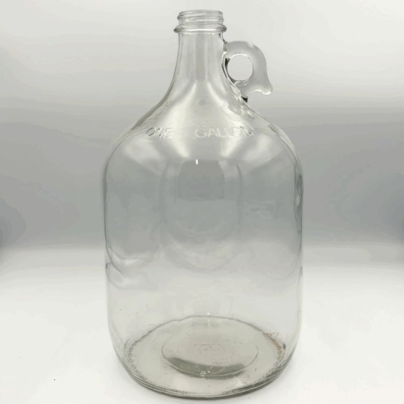 Clear Glass Gallon Jug