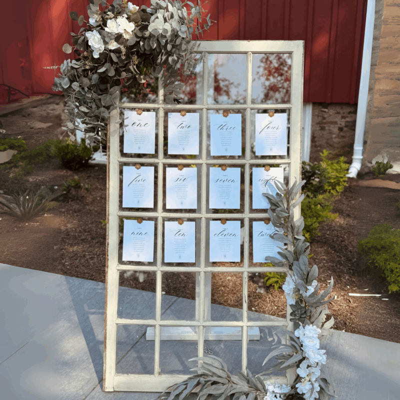 Vintage Window Panel