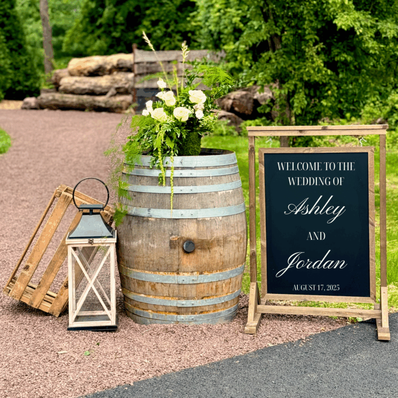 Barrel Welcome Display
